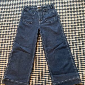 FRAME Utility Relaxed Wide Jean in Gabriel Wash Size 27